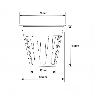 Hydroponic Net pot 2.5”